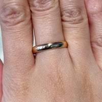 18 carat gold wedding band from 1915-wedding rings-The Antique Ring Shop