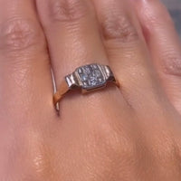 Art Deco old cut diamond ring-Antique rings-The Antique Ring Shop