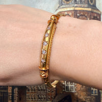 Edwardiaanse armband met oud geslepen diamanten