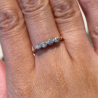 Edwardian four stone diamond ring-Antique rings-The Antique Ring Shop