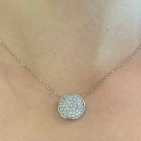 Diamanten hanger in geel en witgoud