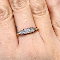 Edwardian old cut diamond ring
