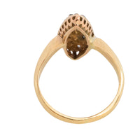 Antique rose diamond marquise ring