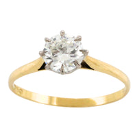 .80 karaat diamanten solitaire ring