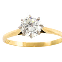 .80 karaat diamanten solitaire ring