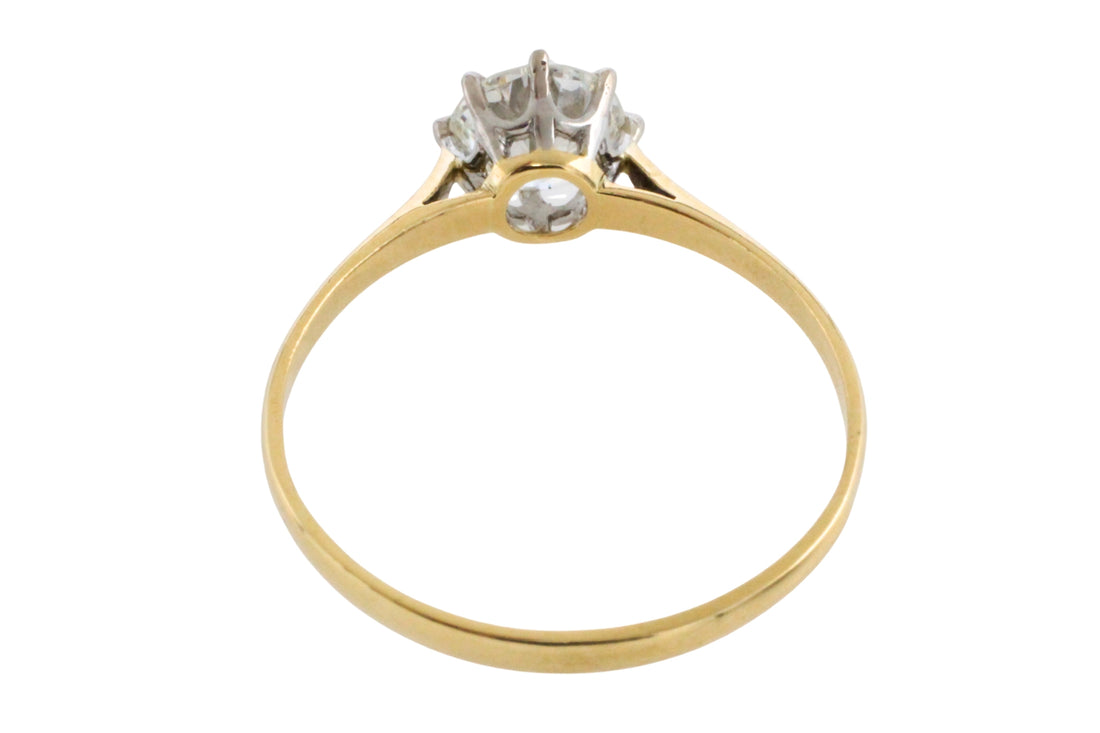 .80 karaat diamanten solitaire ring