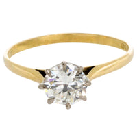 .80 karaat diamanten solitaire ring