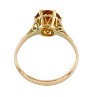 Madeira cutrine solitaire ring-Vintage Rings-The Antique Ring Shop