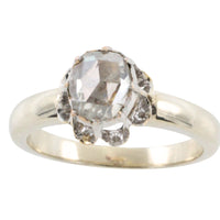 Rose diamond ring in 14 carat gold-Vintage Rings-The Antique Ring Shop