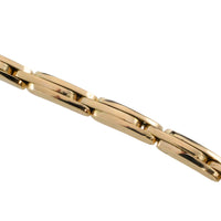 Rose diamond bracelet in 14 carat gold and silver-Bracelets-The Antique Ring Shop