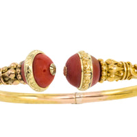 14 carat gold torq bracelet-Bracelets-The Antique Ring Shop