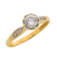 Vintage diamond ring in 18 carat gold