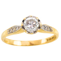 Vintage diamond ring in 18 carat gold