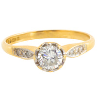 Vintage diamond ring in 18 carat gold