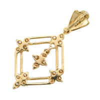 18 karaat gouden hanger met diamanten