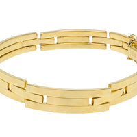 14 carat gold link bracelet