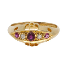 Ruby and diamond ring from 1918
