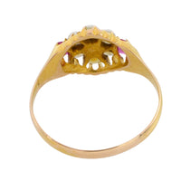 Ring met robijn en parel uit 1872