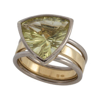 Art Deco milgrain set diamond panel ring-vintage rings-The Antique Ring Shop