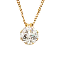 Old European cut diamond pendant-Pendants-The Antique Ring Shop