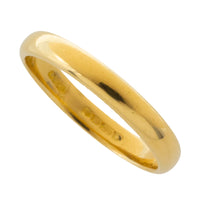 22 carat gold wedding band from 1954-wedding rings-The Antique Ring Shop