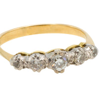 Vintage diamond ring in 14 carat gold-Vintage Rings-The Antique Ring Shop
