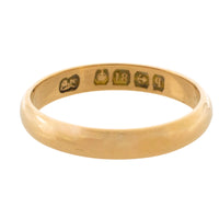 18 carat gold wedding band from 1915-wedding rings-The Antique Ring Shop
