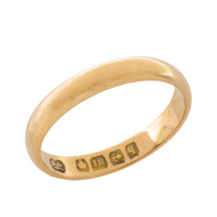 18 carat gold wedding band from 1915-wedding rings-The Antique Ring Shop