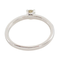 14 carat white gold ring with diamonds-engagement rings-The Antique Ring Shop