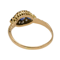 Sapphire and diamond ring from 1916-Antique rings-The Antique Ring Shop