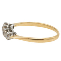 Edwardian four stone diamond ring-Antique rings-The Antique Ring Shop
