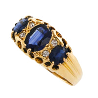 Sapphire and diamond ring from 1913