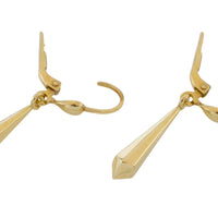Vintage 14 carat gold pendant earrings