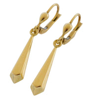 Vintage 14 carat gold pendant earrings