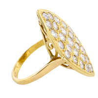 Marquise diamond ring in 14 carar gold