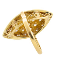 Marquise diamond ring in 14 carar gold