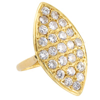 Marquise diamond ring in 14 carar gold