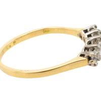 Vintage five stone diamond ring-Vintage Rings-The Antique Ring Shop
