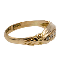 Edwardian rose cut diamond ring from 1918-The Antique Ring Shop