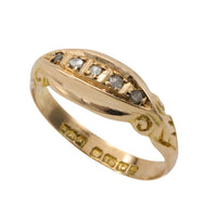 Edwardian rose cut diamond ring from 1918-The Antique Ring Shop