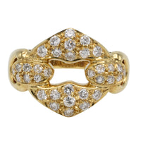 Brilliant cut diamond ring in 18 carat gold