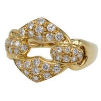 Brilliant cut diamond ring in 18 carat gold
