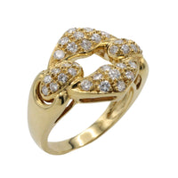 Brilliant cut diamond ring in 18 carat gold