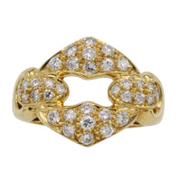 Brilliant cut diamond ring in 18 carat gold
