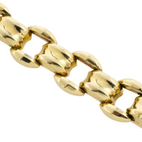 Vintage link bracelet in 14 carat gold-Bracelets-The Antique Ring Shop