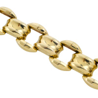 Vintage link bracelet in 14 carat gold-Bracelets-The Antique Ring Shop