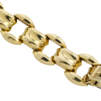 Vintage link bracelet in 14 carat gold-Bracelets-The Antique Ring Shop