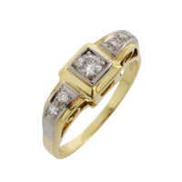 Vintage diamond ring in 14 carat gold-Vintage Rings-The Antique Ring Shop