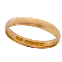 22 carat gold wedding band from 1925