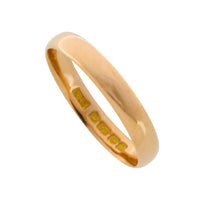 22 carat gold wedding band from 1925